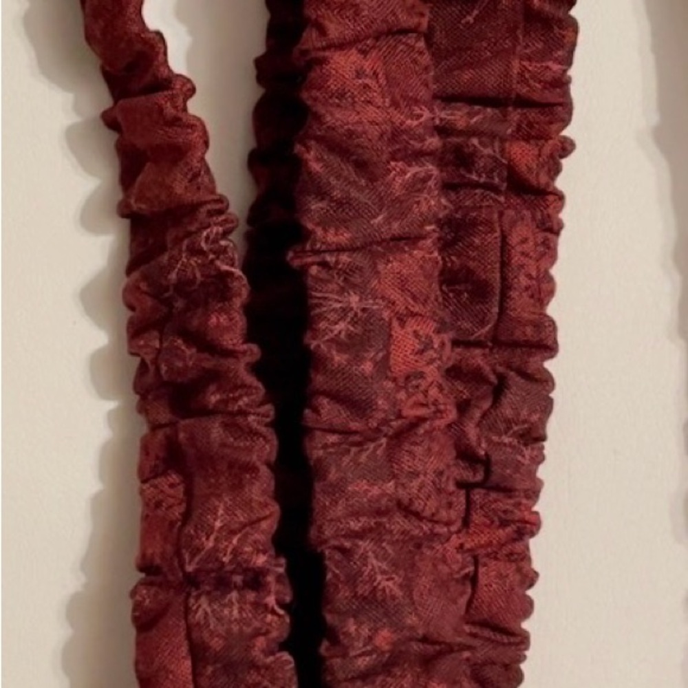 Textured Red Lanyard